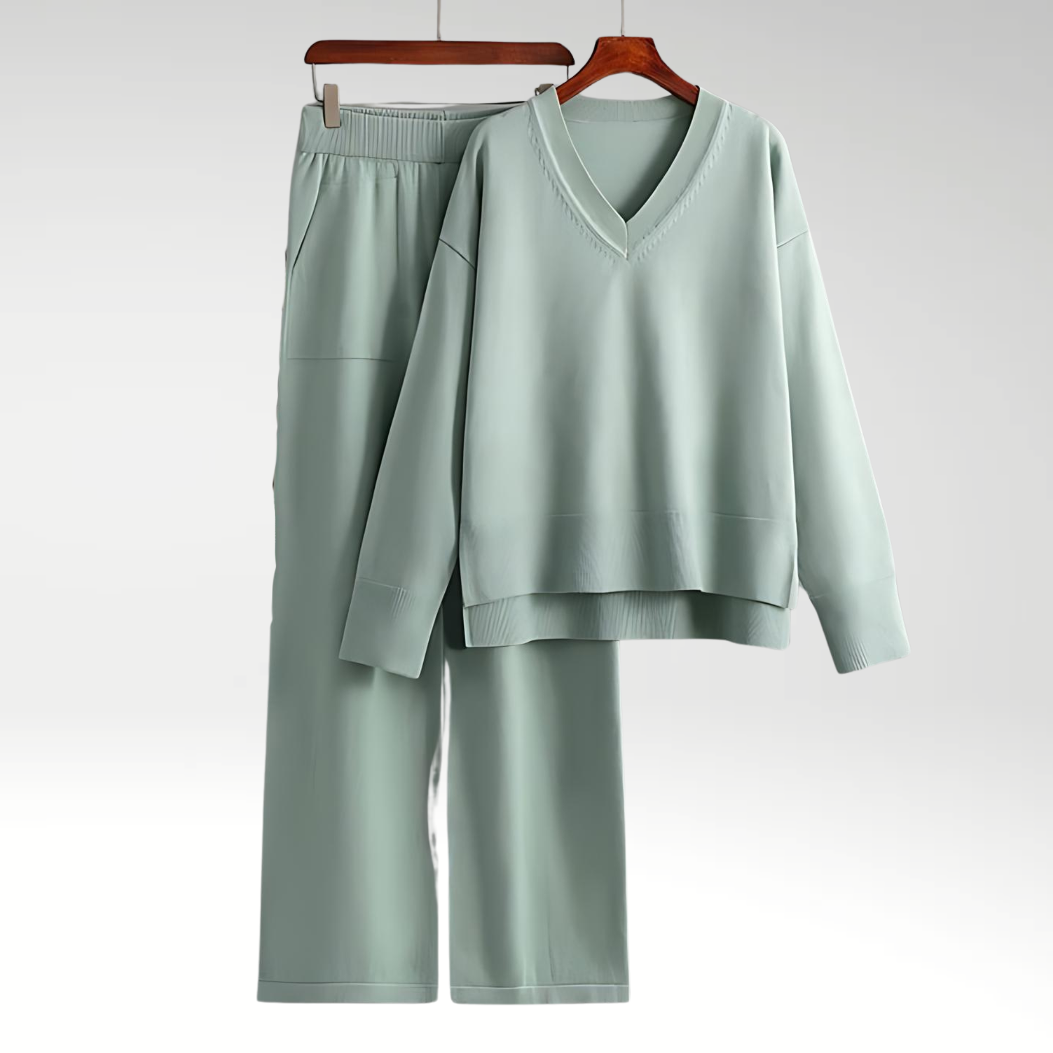 Valentina™ | Set Due Pezzi Luxe con Collo a V