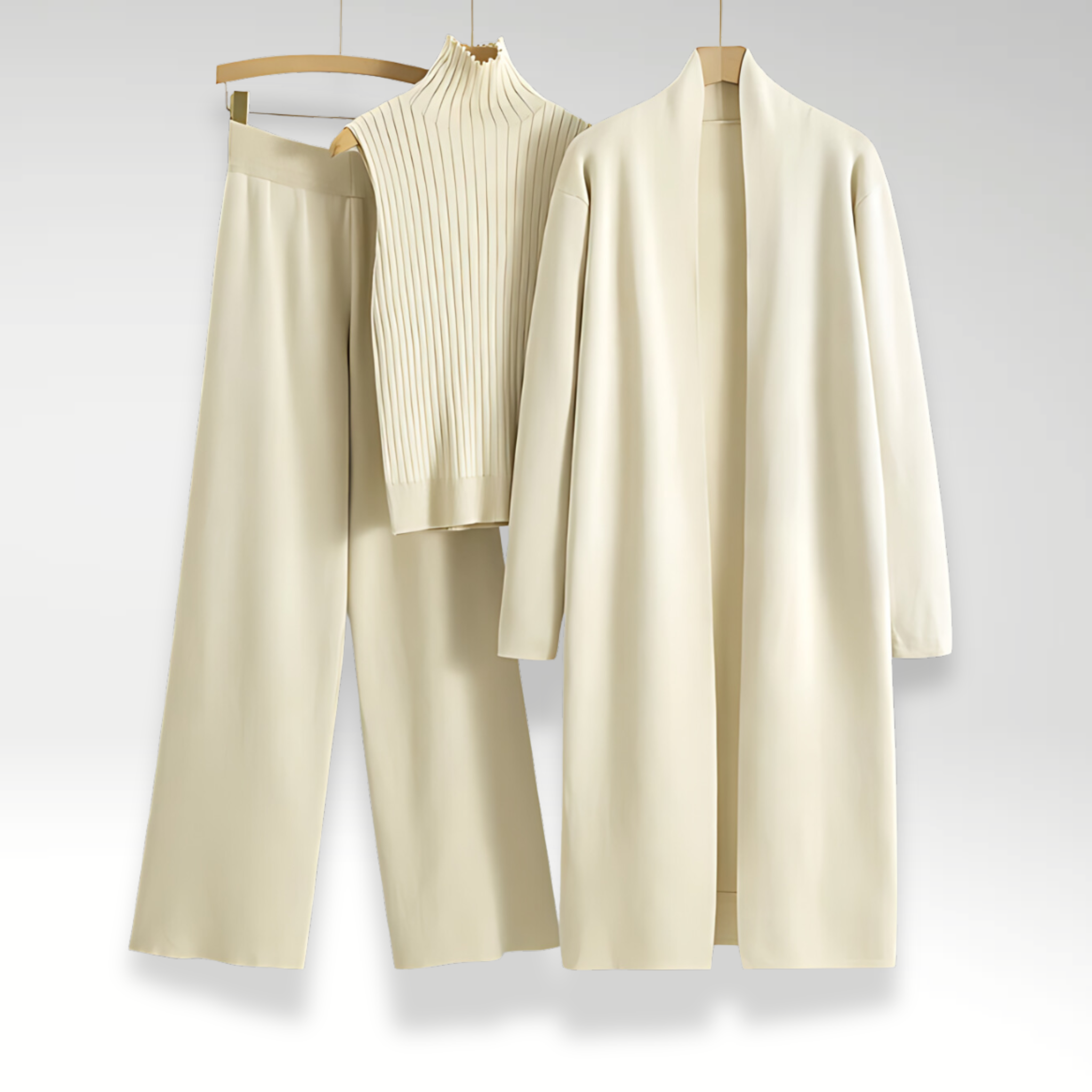 Valentina™ | Completo tre pezzi in maglia Luxe