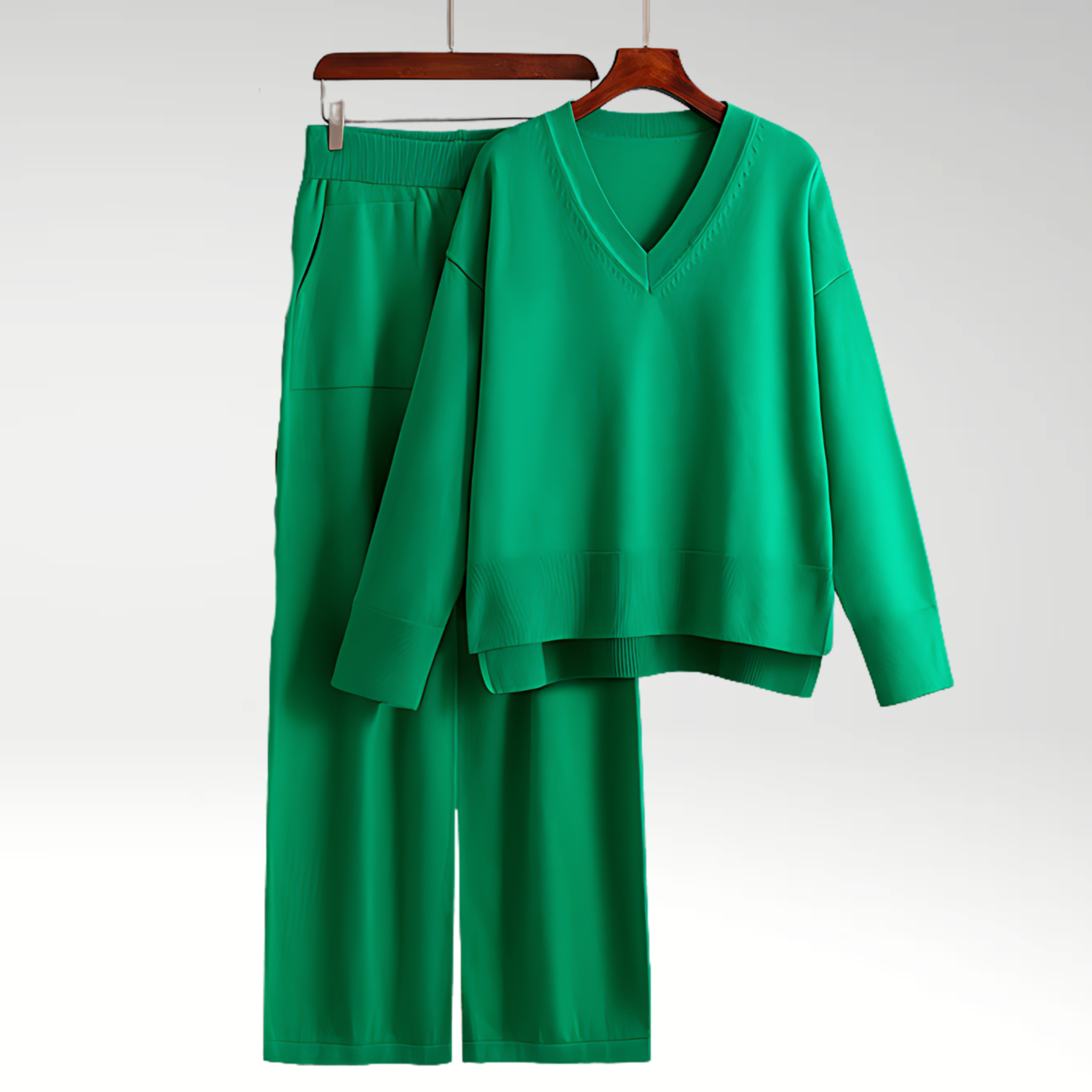 Valentina™ | Set Due Pezzi Luxe con Collo a V