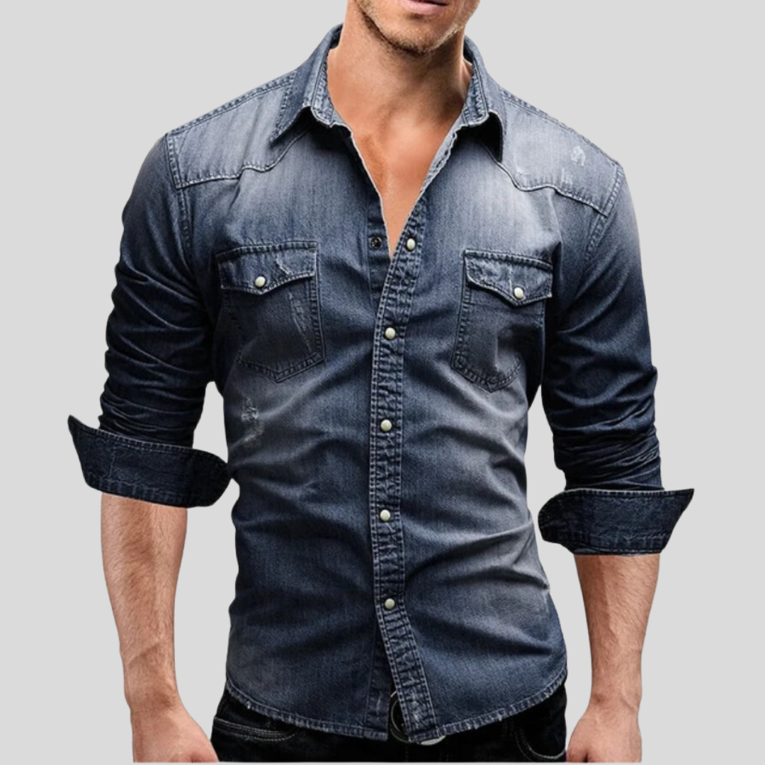 Valentina™ | Camicia in denim dallo stile moderno