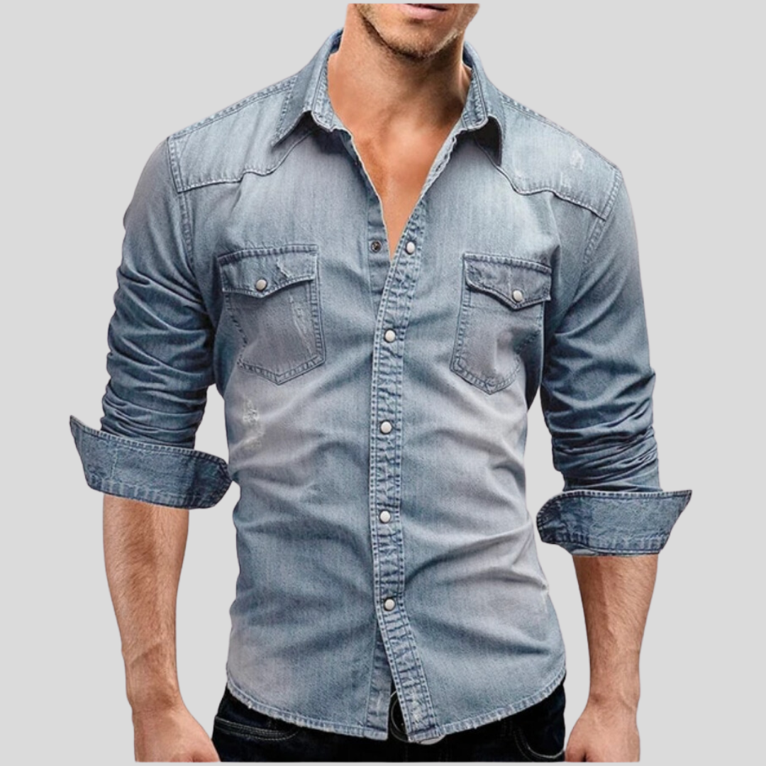 Valentina™ | Camicia in denim dallo stile moderno