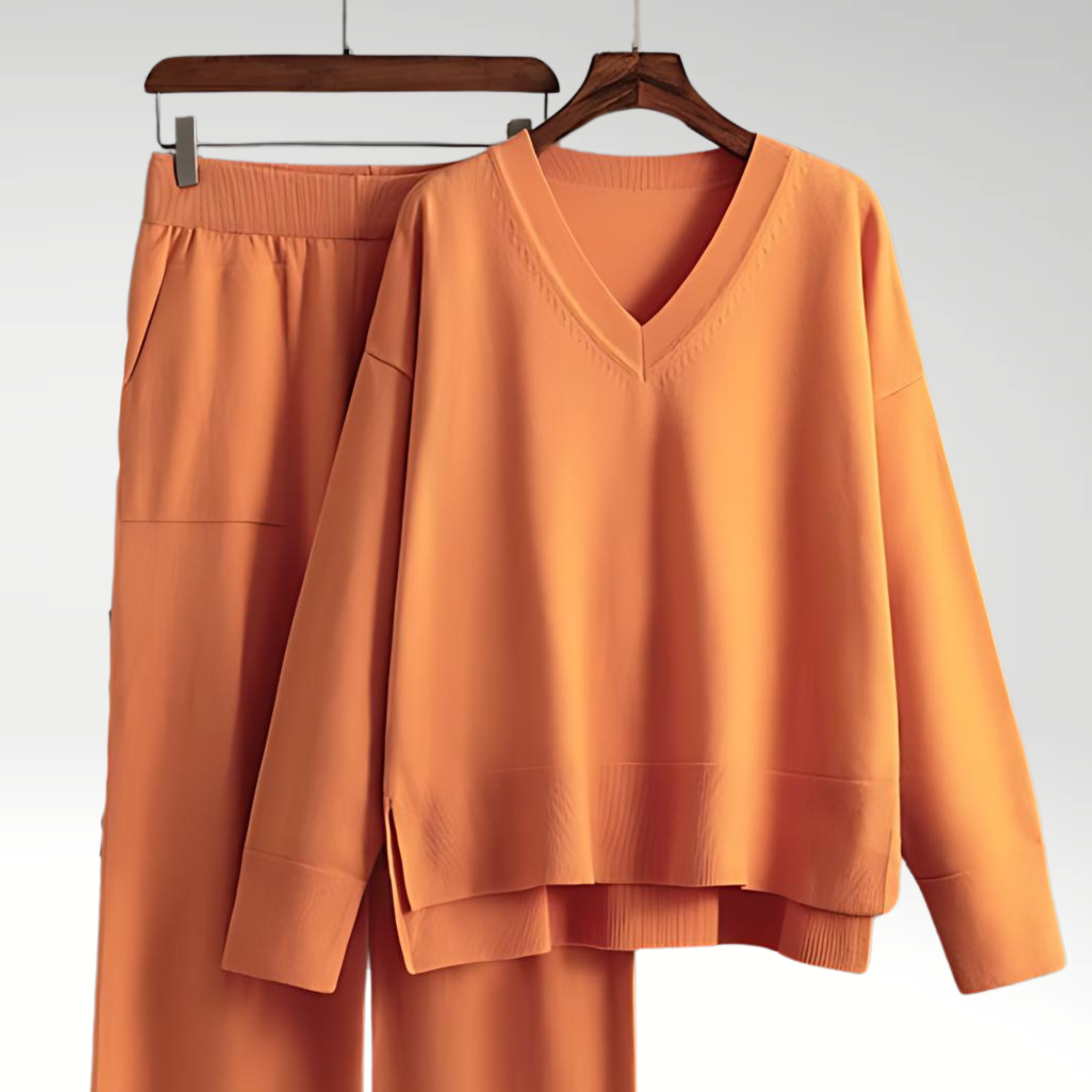 Valentina™ | Set Due Pezzi Luxe con Collo a V