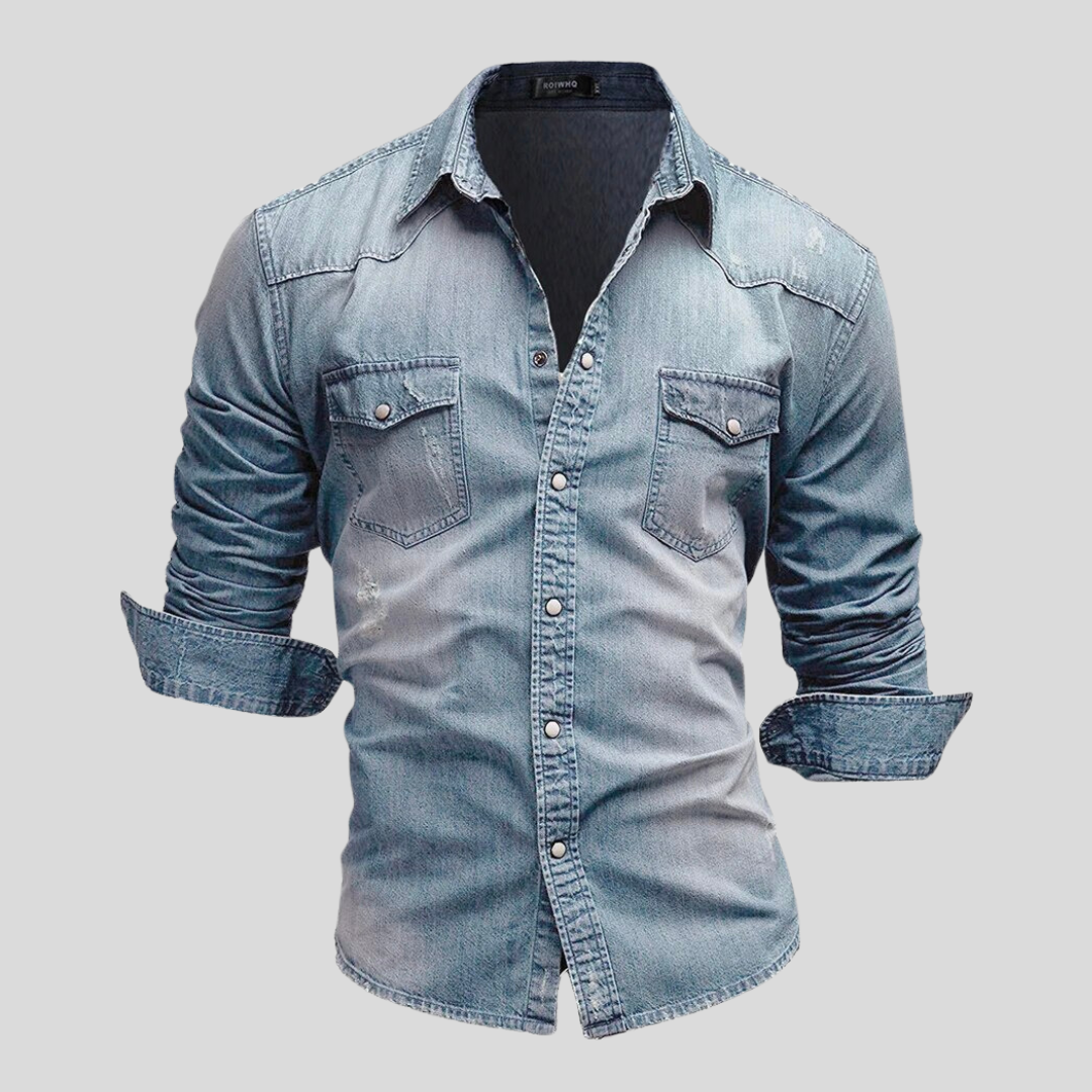 Valentina™ | Camicia in denim dallo stile moderno