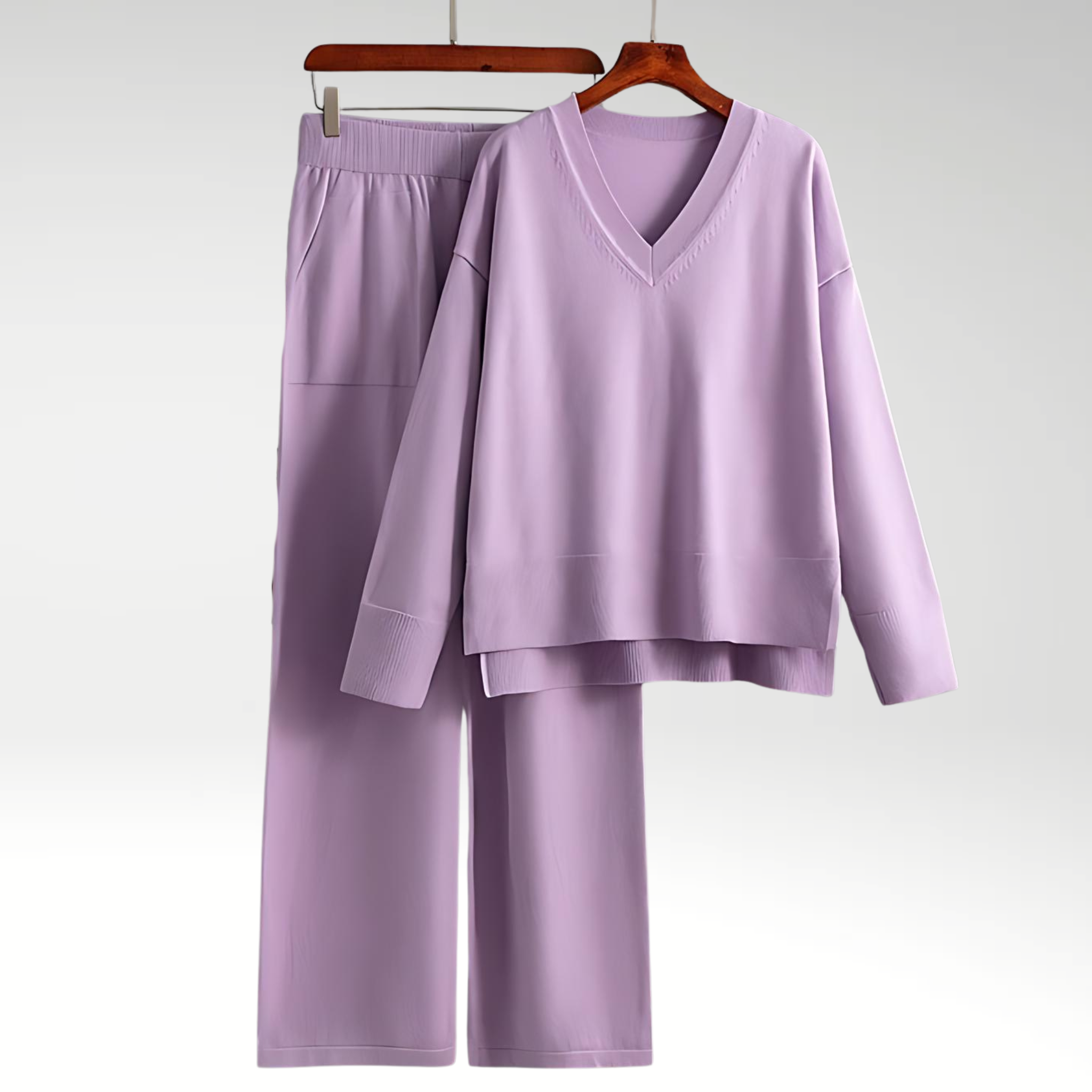 Valentina™ | Set Due Pezzi Luxe con Collo a V