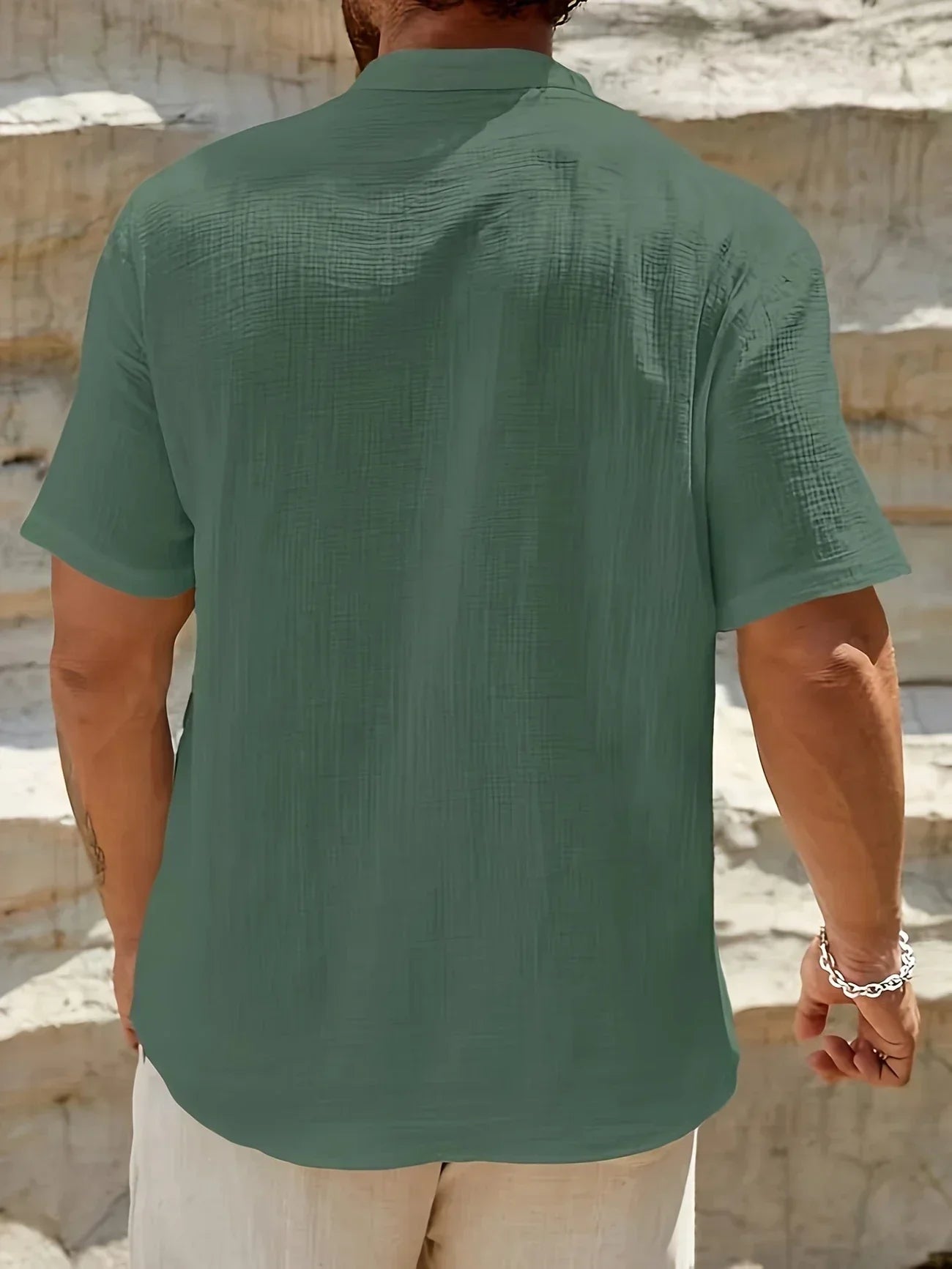 Valentina™ | Camicia estiva elegante con collo alto