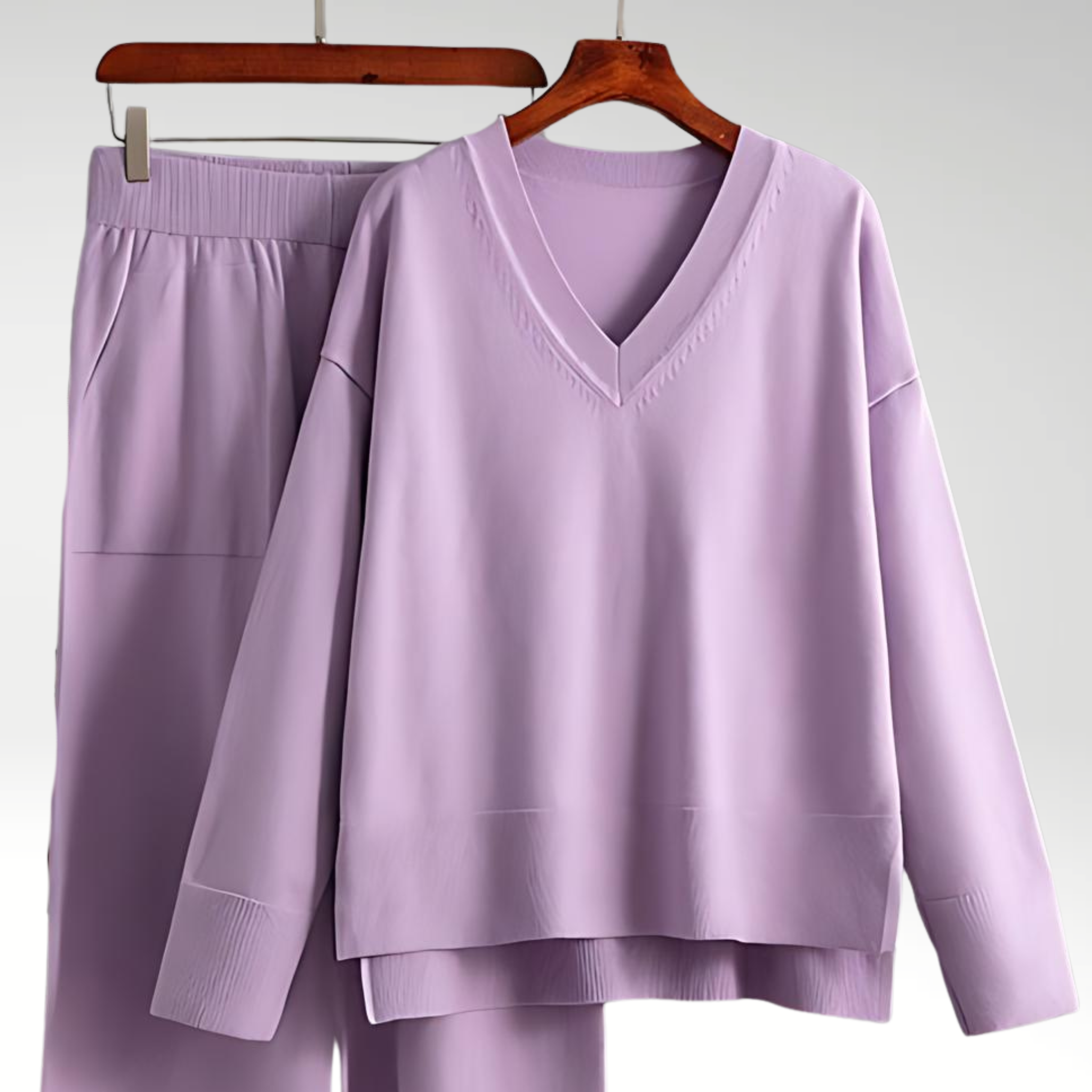 Valentina™ | Set Due Pezzi Luxe con Collo a V