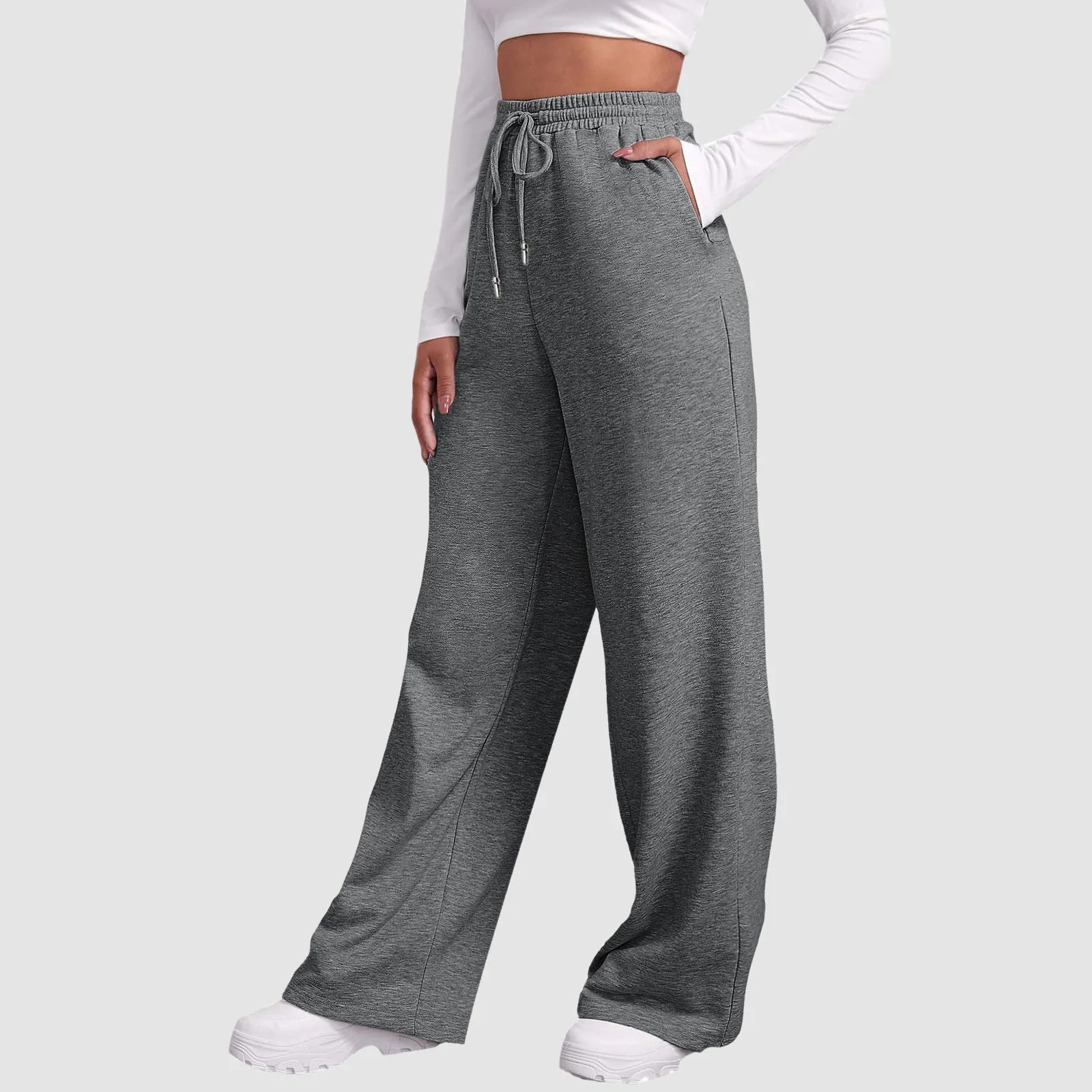 Valentina™ | Joggers a gamba larga e taglio casual