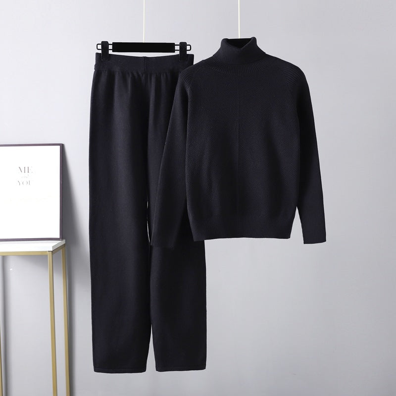 Valentina™ | Completo due pezzi Lounge in maglia a treccia