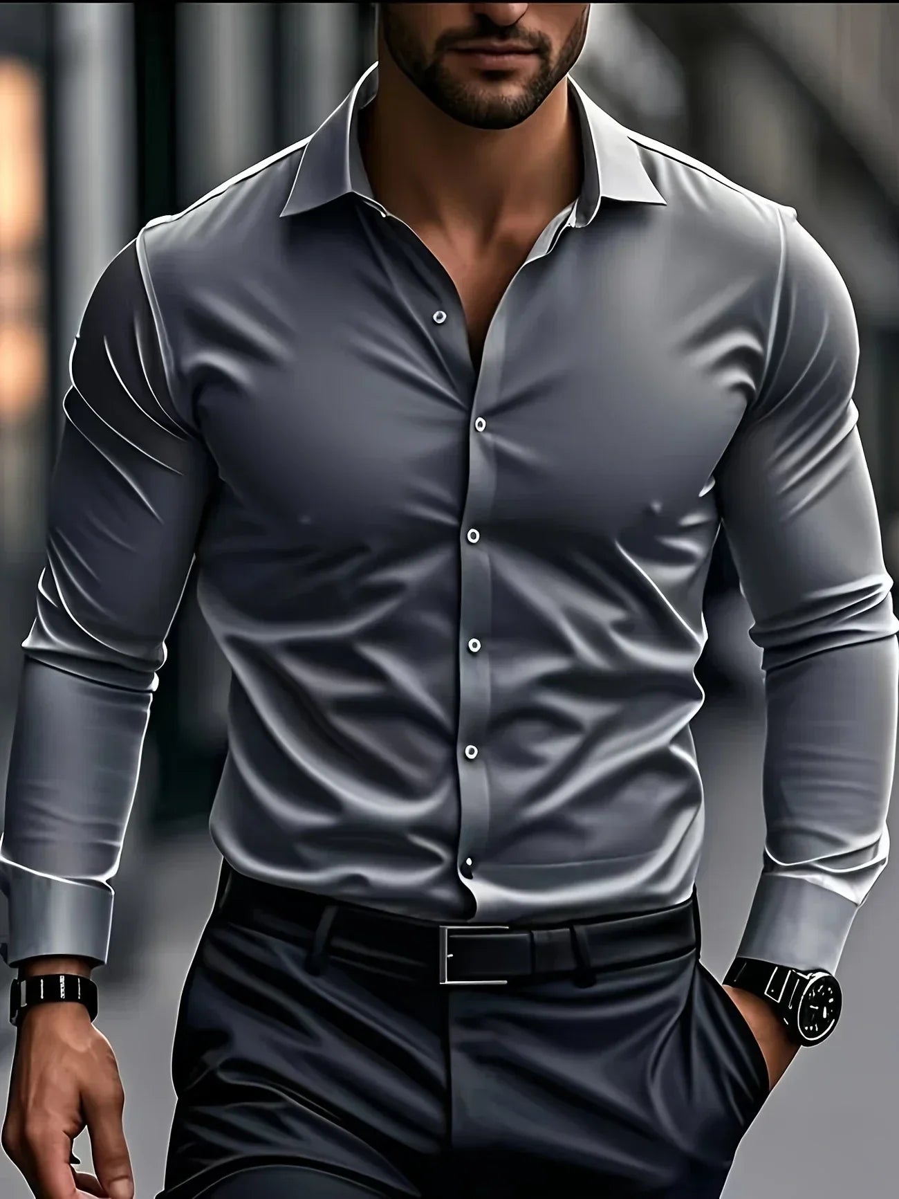 Valentina™ | Elegante camicia a maniche lunghe con bottoni