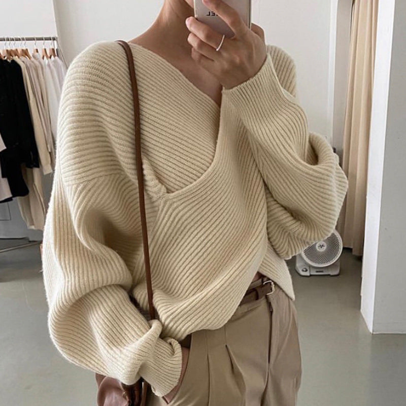 Valentina™ | Pull in maglia incrociata chic