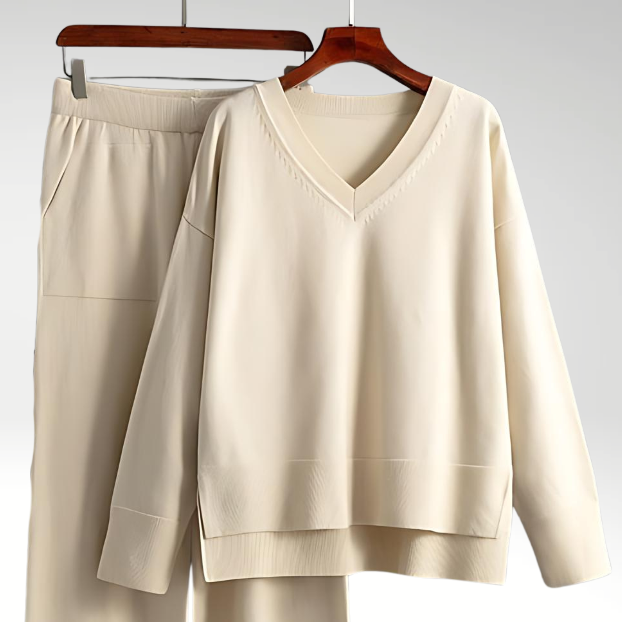 Valentina™ | Set Due Pezzi Luxe con Collo a V