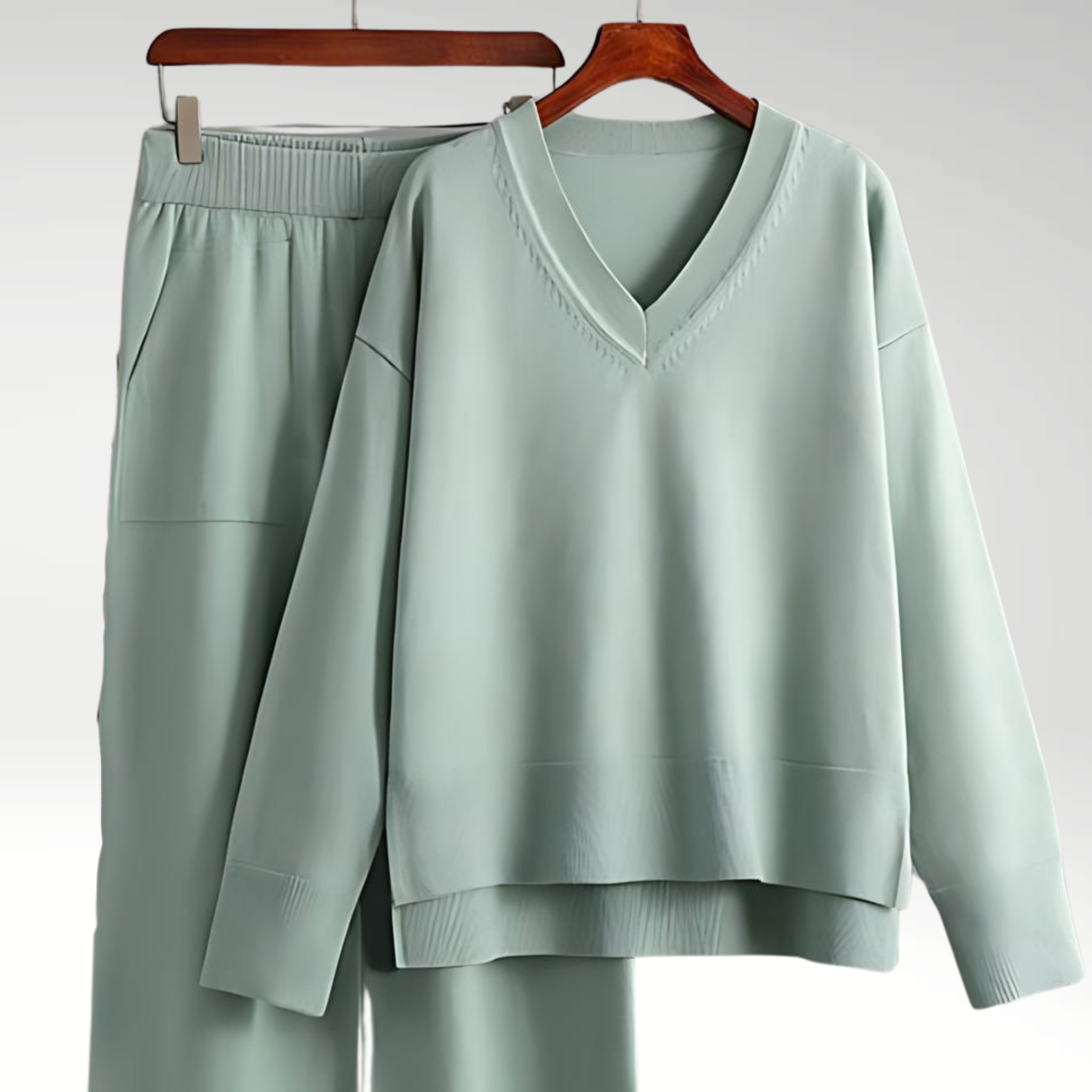 Valentina™ | Set Due Pezzi Luxe con Collo a V