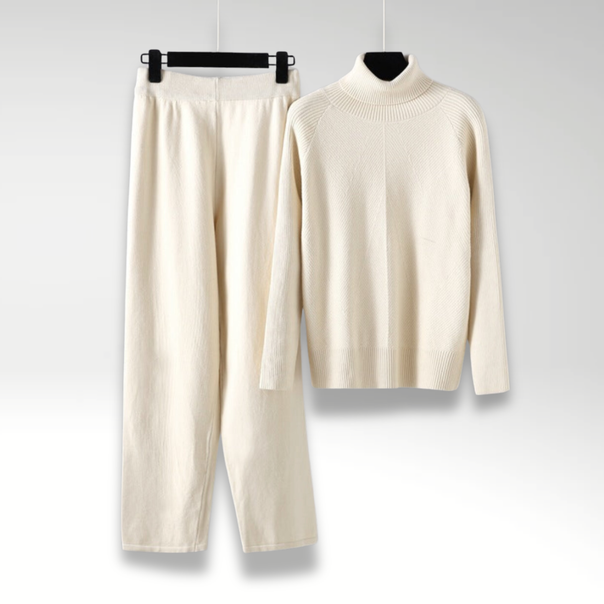 Valentina™ | Completo due pezzi Lounge in maglia a treccia