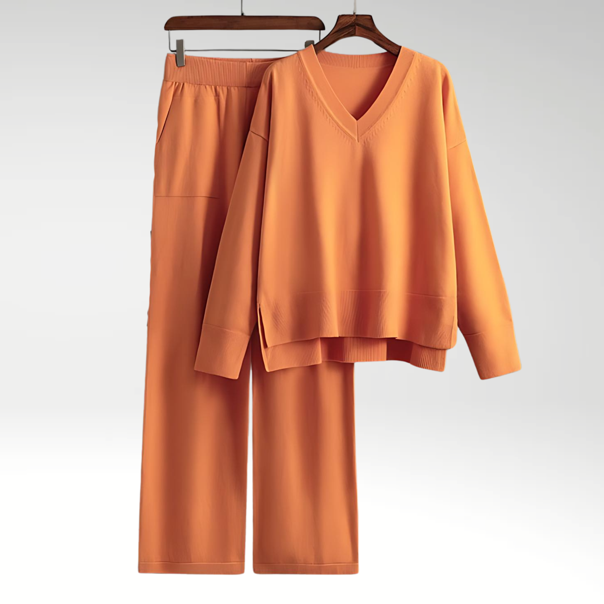 Valentina™ | Set Due Pezzi Luxe con Collo a V