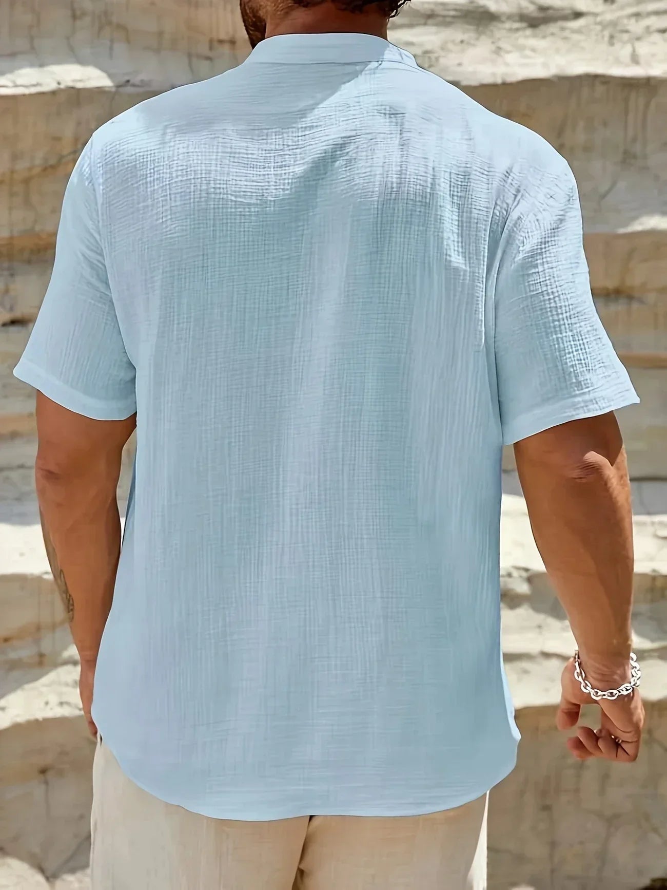Valentina™ | Camicia estiva elegante con collo alto