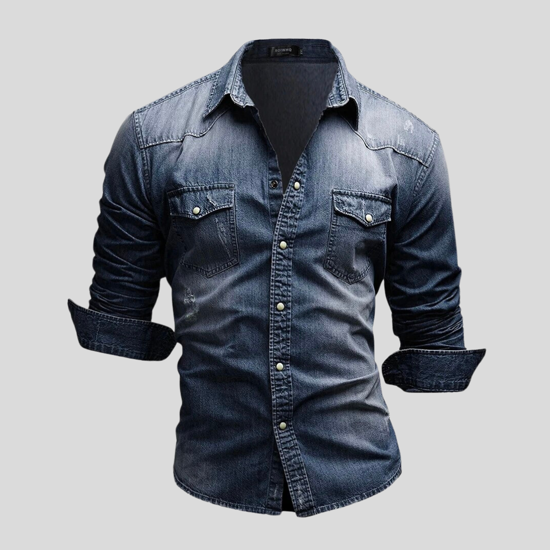 Valentina™ | Camicia in denim dallo stile moderno