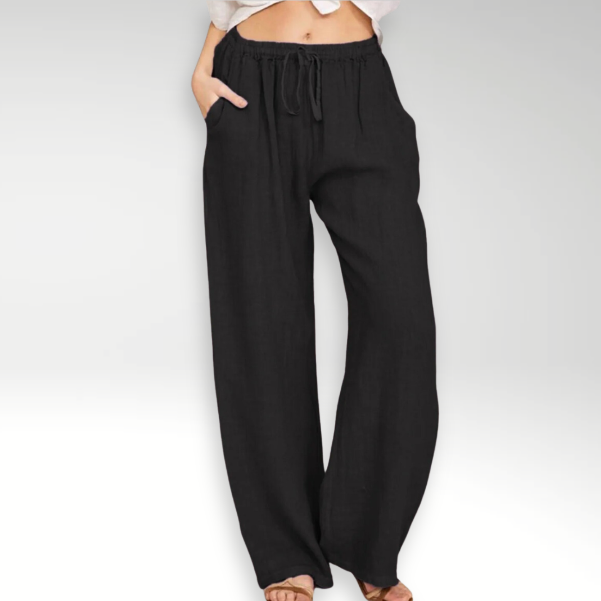 Valentina™ | Pantaloni comfort a gamba larga.