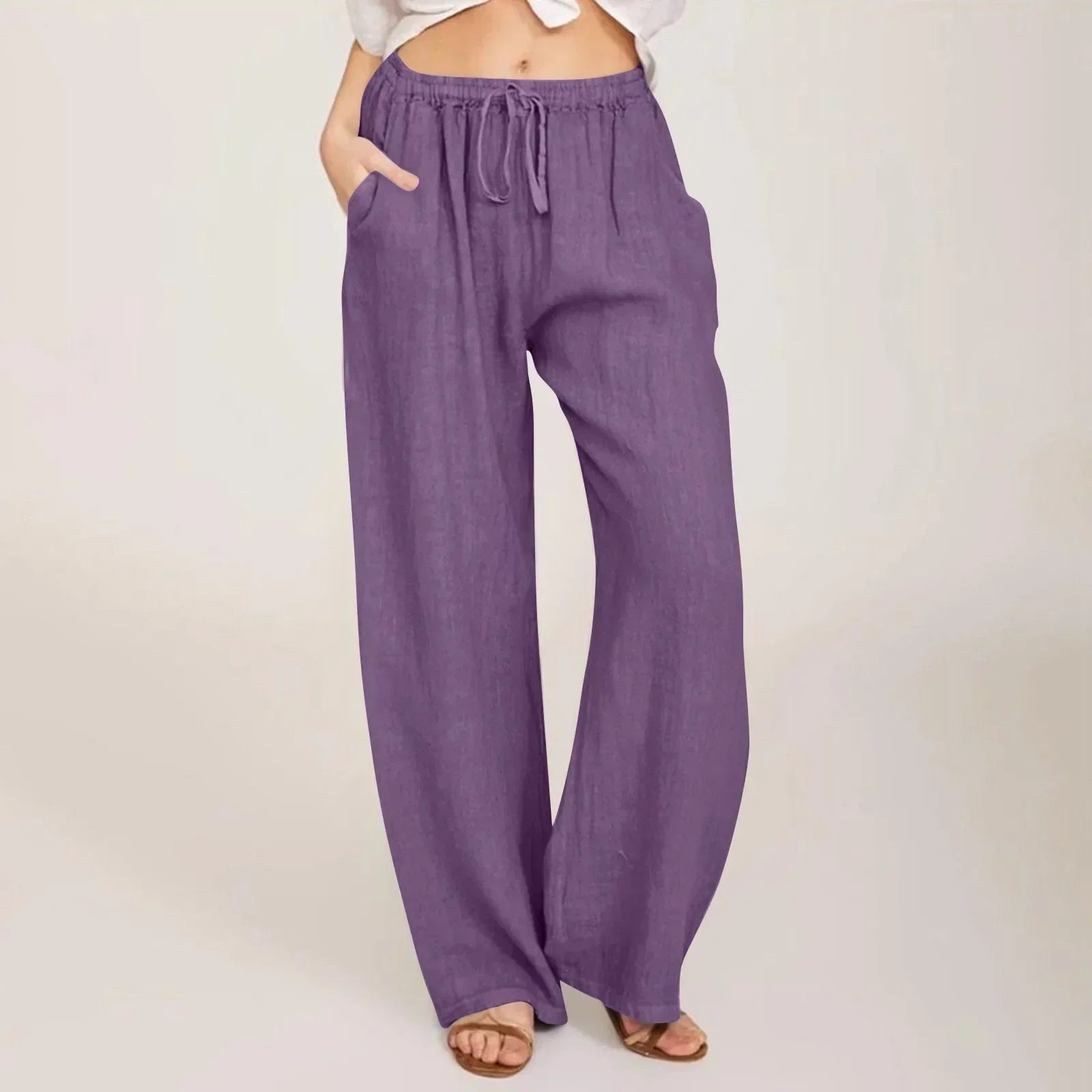 Valentina™ | Pantaloni comfort a gamba larga.