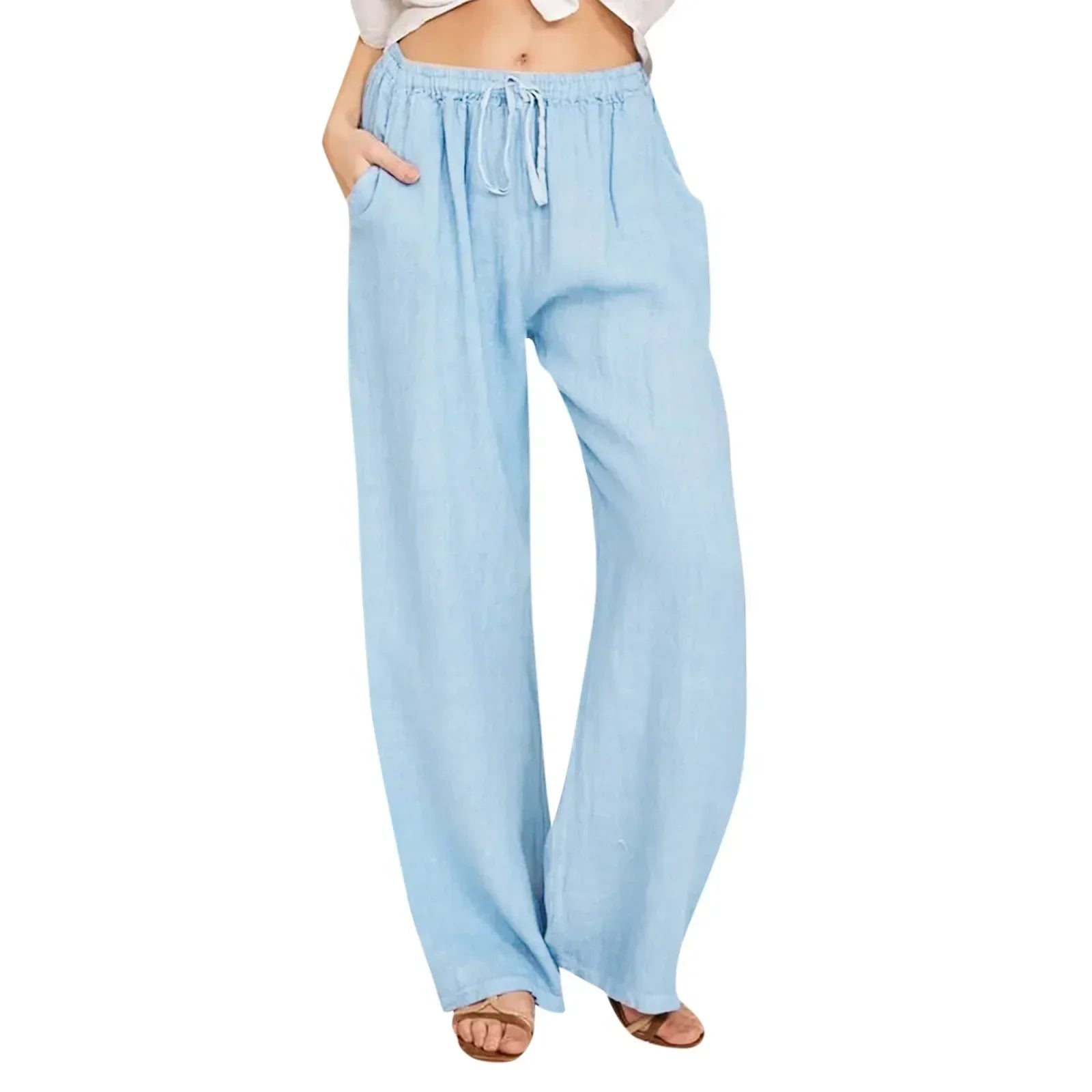 Valentina™ | Pantaloni comfort a gamba larga.