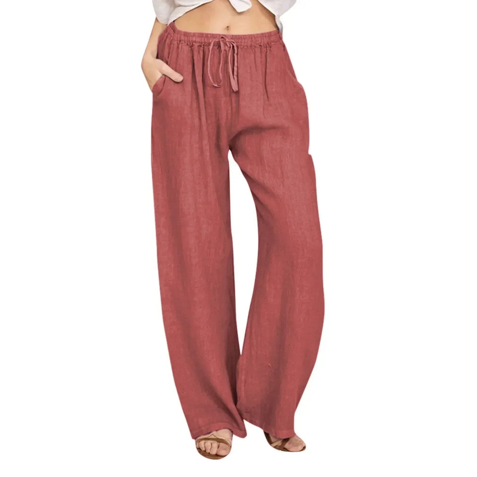 Valentina™ | Pantaloni comfort a gamba larga.