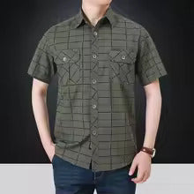 Valentina™ | Camicia elegante a maniche corte a quadri