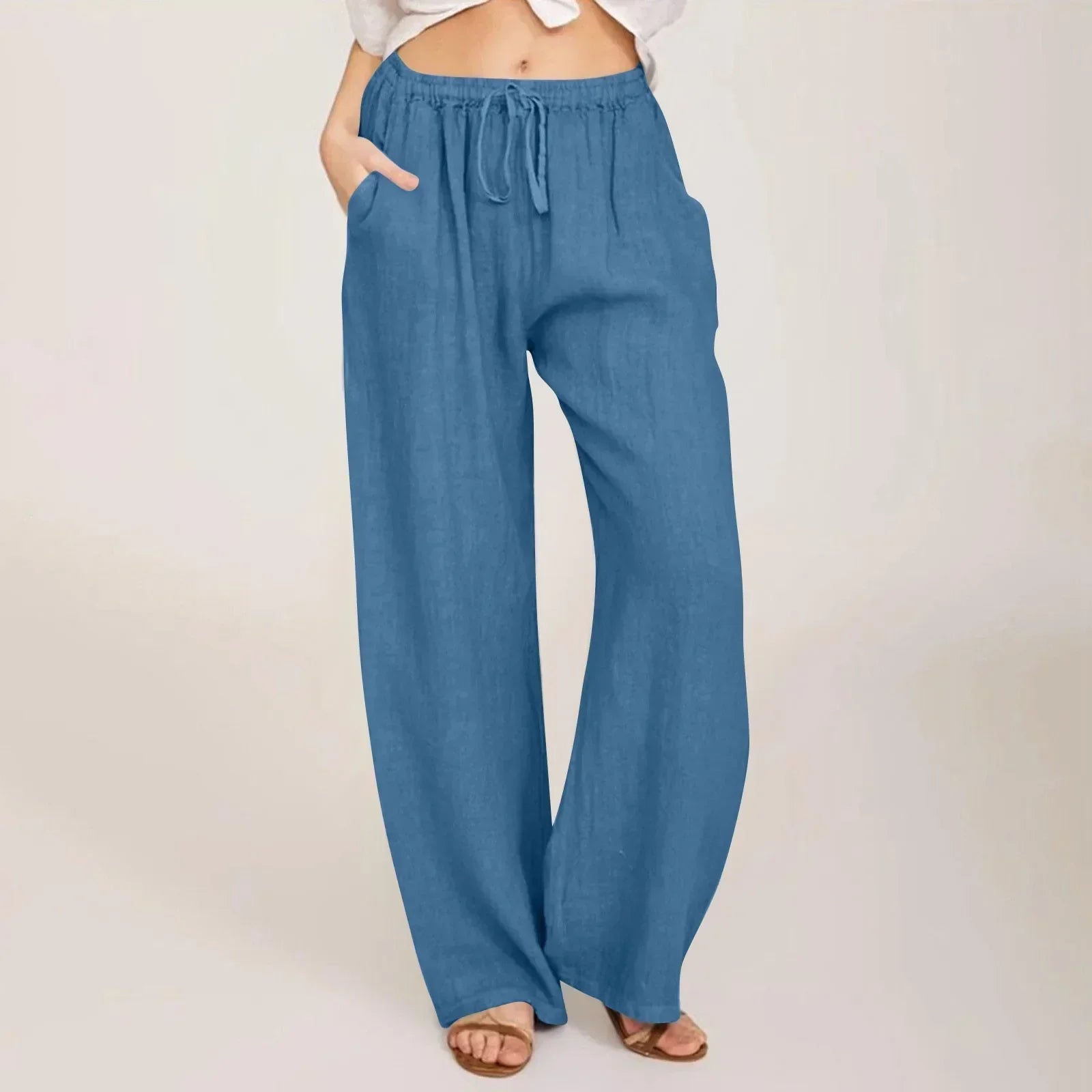 Valentina™ | Pantaloni comfort a gamba larga.