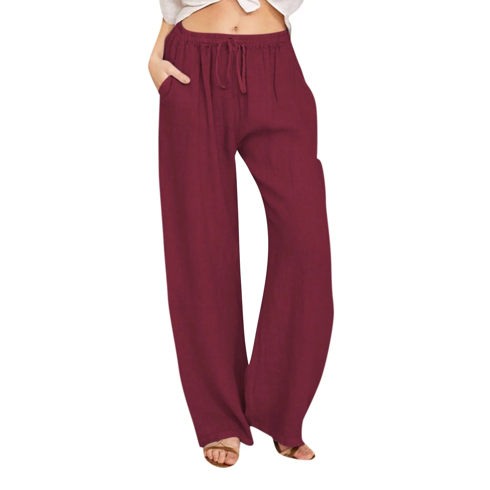 Valentina™ | Pantaloni comfort a gamba larga.