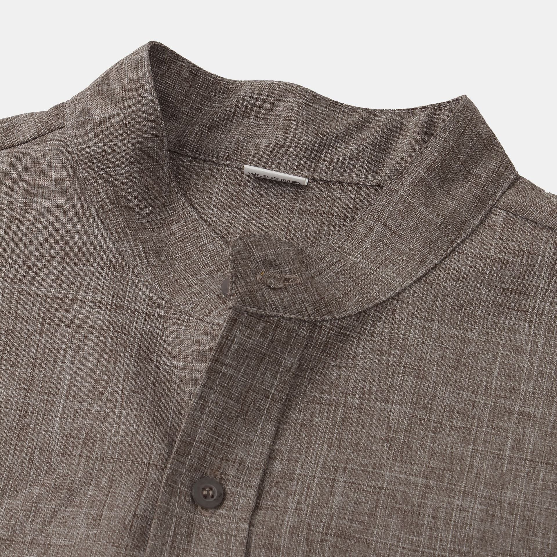 Valentina™ | Camicia in cotone unita con bottoni.