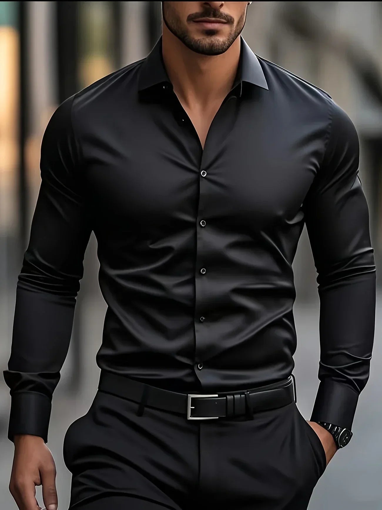 Valentina™ | Elegante camicia a maniche lunghe con bottoni
