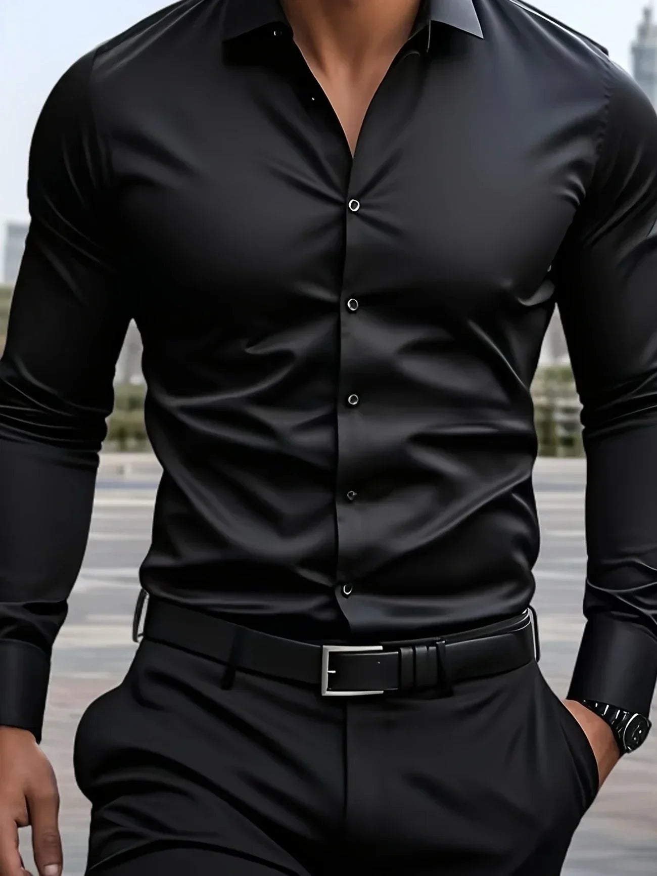 Valentina™ | Elegante camicia a maniche lunghe con bottoni