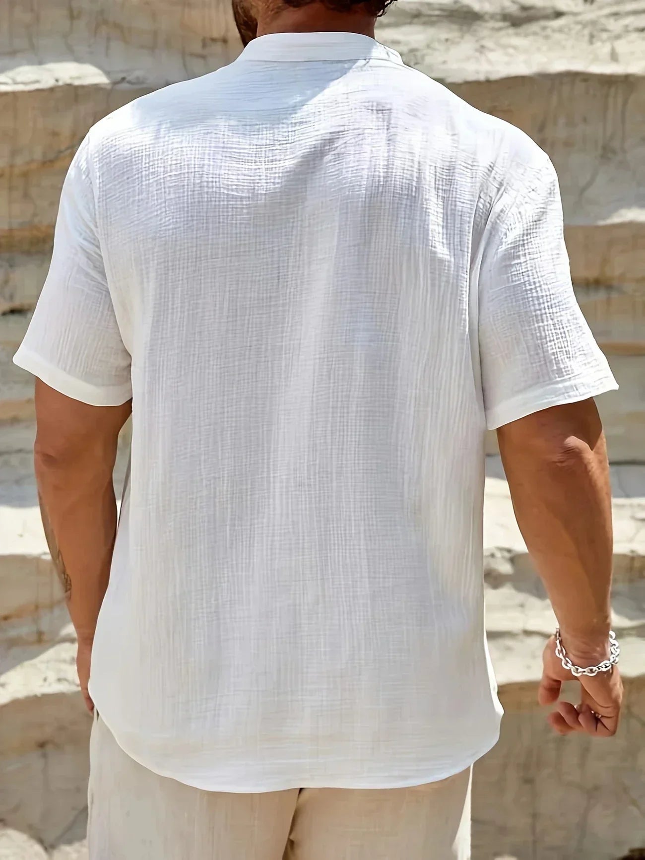 Valentina™ | Camicia estiva elegante con collo alto