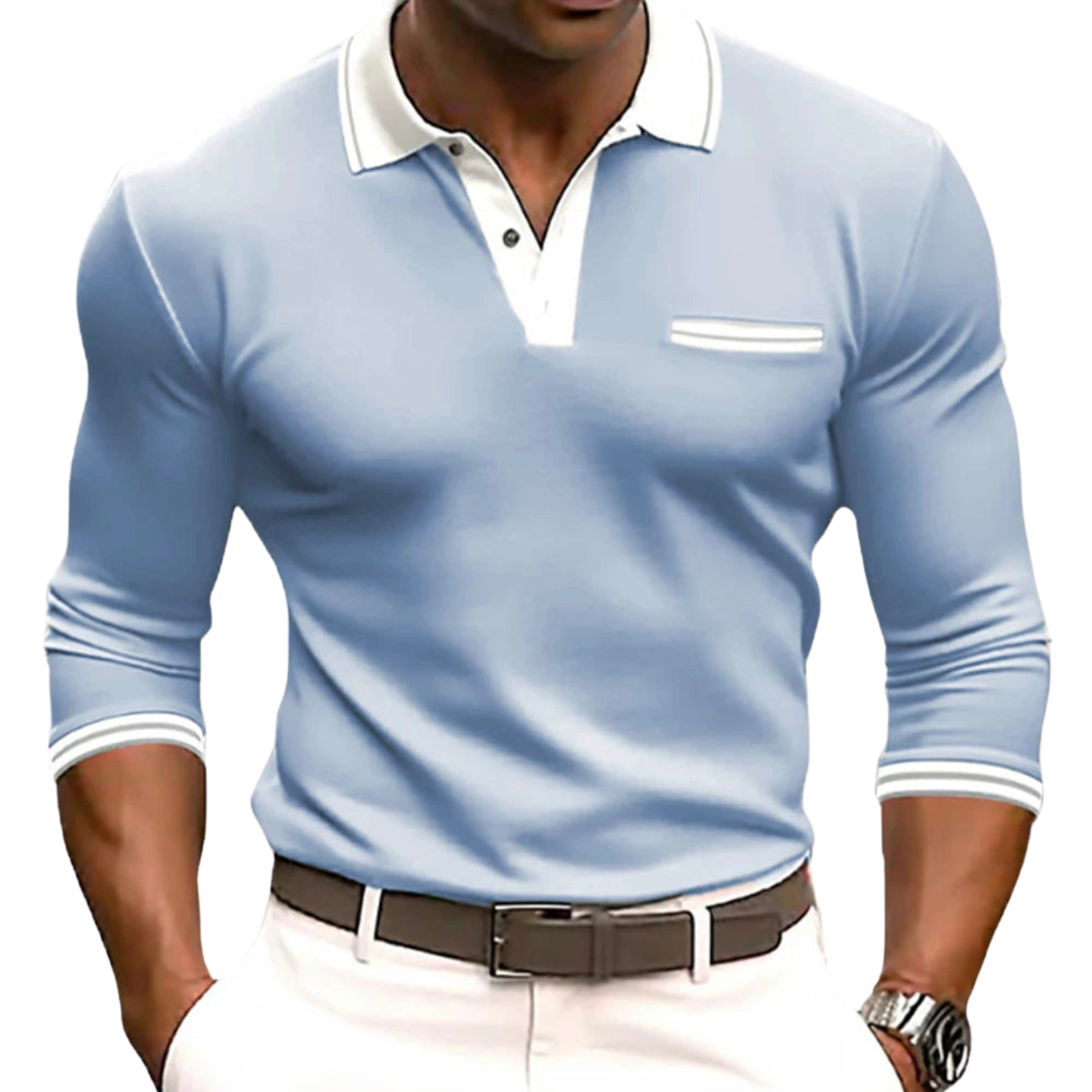 Valentina™ | Camicia con dettagli eleganti a contrasto