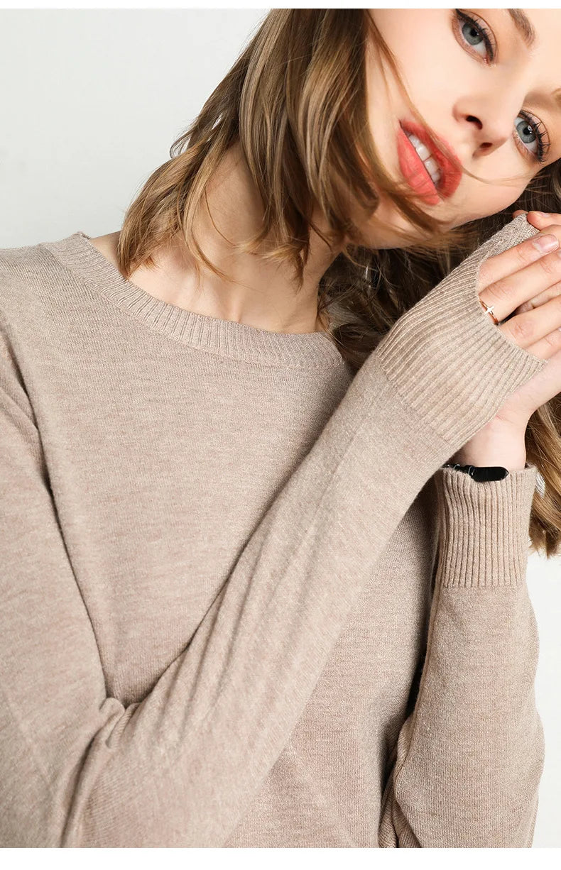 Valentina™ | Pull comfort in lana essenziale